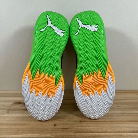 Puma Scoot Zeros NBA 2K Shot Meter Basketball shoes Mens 9.5 Black Green - Picture 7 of 8